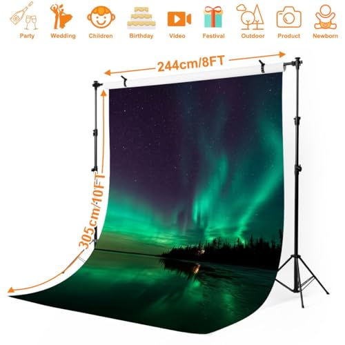 Photography Backdrop Photography Background Magic Lights for Photoshoot Portrait Photo Studio Video Prop Birthday Party Bo...