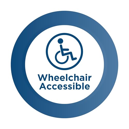 Cosco XL 38.5" Resin Fold-in-Half Card Table, Black, Wheelchair Accessible, Lightweight, Pinch-Free Locking System