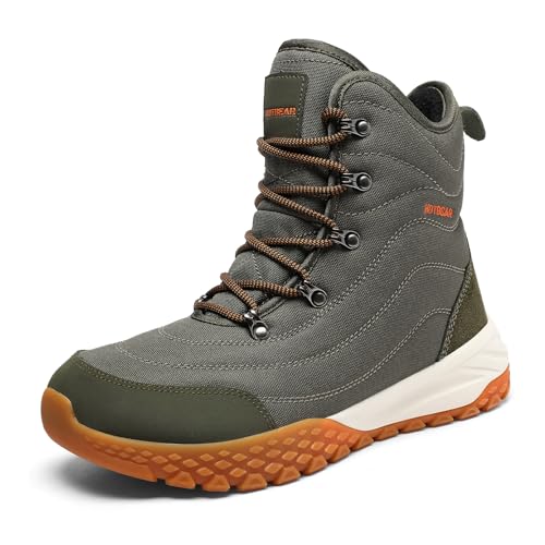 HOTBEAR Men's 3M Thinsulate Insulated Winter Snow Boots | Wide Toe Box | Slip-Resistant Outsole | Orthopedic & Arch Support