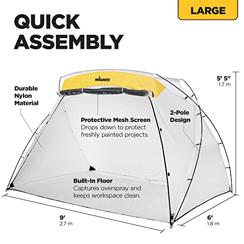 HomeRight Large Spray Shelter C900038 Portable Paint Booth for DIY Spray Painting, Hobby Paint Booth Tool Painting Statio...