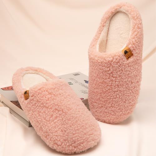 Women's Memory Foam House Slippers for Indoor Outdoor Use