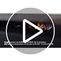 SKOK 3 Burner Outdoor Propane Griddle - 23.3 Inch, 30000 BTU, Portable Flat Top Gas Grill for Camping BBQ
