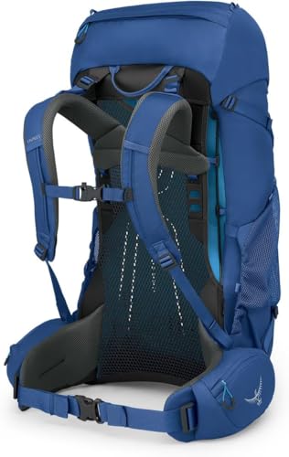 Osprey Rook 50L Men's Backpacking Backpack, Astology Blue/Blue Flame