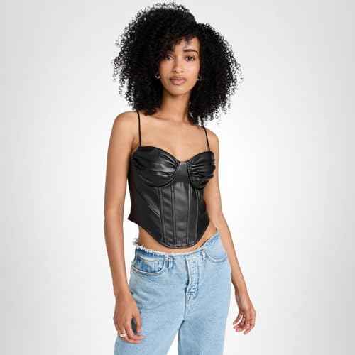 ASTR the label Women's Trishna Top, Black, S