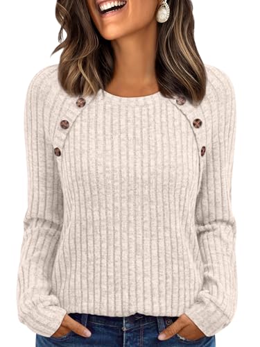 LILLUSORY Womens Tops Long Sleeve Shirts Fall Lightweight Sweaters