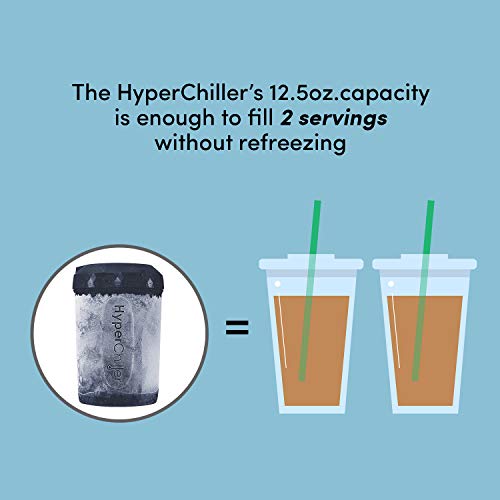HyperChiller HC2BG Patented Iced Coffee/Beverage Cooler, NEW, IMPROVED,STRONGER AND MORE DURABLE! Ready in One Minute, Reu...