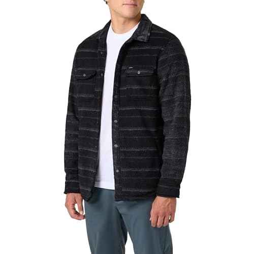 O'NEILL Men's Glacier Superfleece Overshirt - Fleece Shirt with Front Pockets - Comfortable and Soft