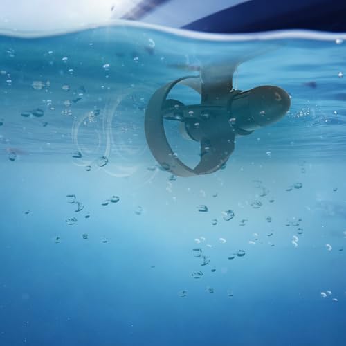 12~24V Electric Thruster, Max Thrust 200KG(440.92 lbs) Underwater Motor for Stand Up Paddleboards, Portable Board Propelle...