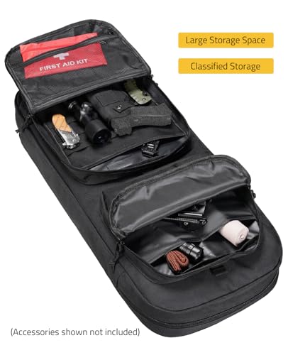 CVLIFE 30" 34" Soft Rifle Case Gun Backpack, Double Rifle Backpack Gun Bag Gun Case Covert Bug Out Bag, with Lockable Zipp...