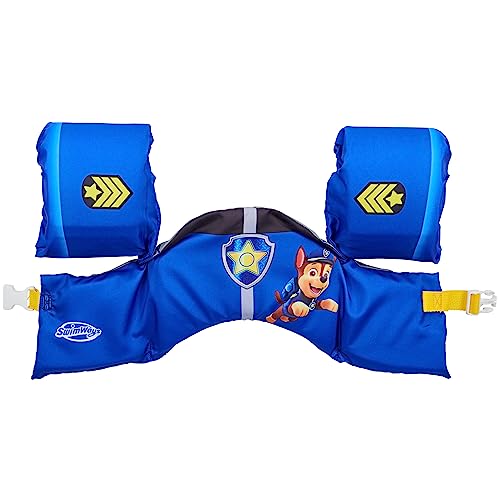SwimWays Nickelodeon Paw Patrol Learn-to-Swim USCG Approved Kids Life Jacket, Chase