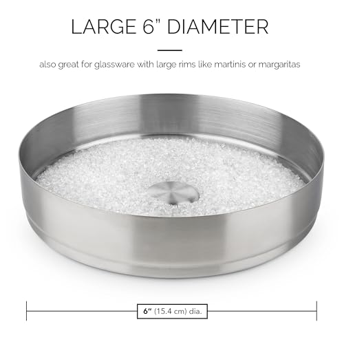 Final Touch Bloody Mary Set - 6 Piece Cocktail Kit with Glasses, Rimmer Tray, and Recipe Guide - Perfect for Home Bartende...