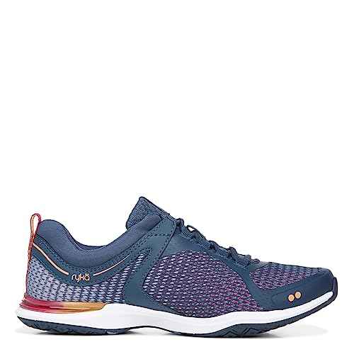 Ryka Womens Graphite Training Shoe, Navy, 6 Wide US