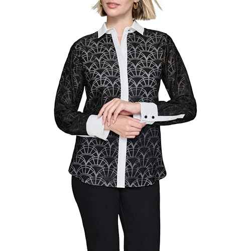 KARL LAGERFELD Women's Soft Everyday Blouse