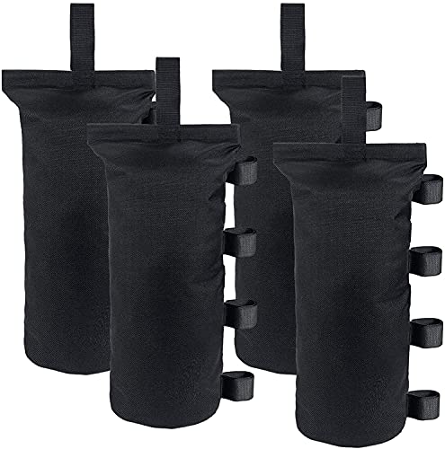 Joramoy Heavy Duty Canopy Weight Bags(120LBS) for Pop up Canopy Tent, Canopy Weights Set of 4, Leg Weights Sand Bags for I...