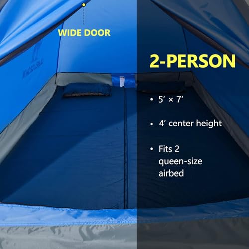 CAMEL CROWN Tents for Camping 2/3/4/5 Person Camping Dome Tent, Waterproof,Spacious, Lightweight Portable Backpacking Tent...