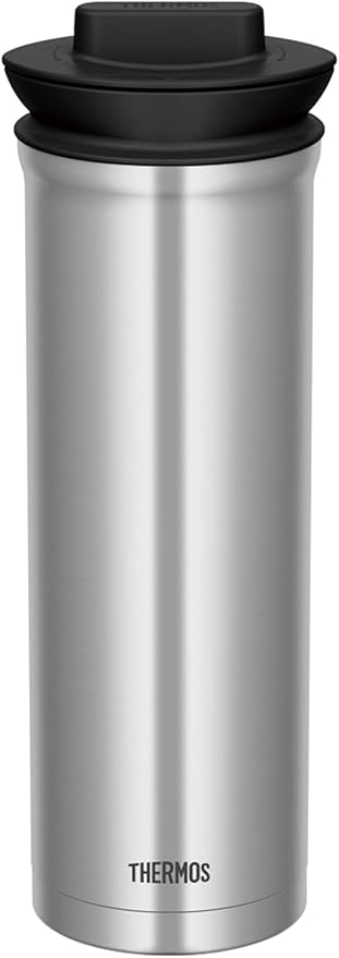 Thermos TTD-1000 SBK Stainless Steel Pot with Tea Pack Holder 3.3 gal (1 L) Stainless Black