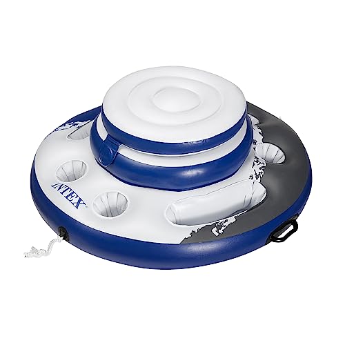 INTEX 56822EP Mega Chill Inflatable Cooler: Removable Ice Chest – 5 Built-in Cup Holders – 2 Durable Handles – Easy-To-Use...