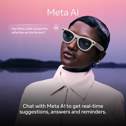 Ray-Ban Meta (Gen 2), Wayfarer, Matte Black | Smart AI Glasses for Men, Women — 2x Battery Life — 3K Ultra HD Resolution —...