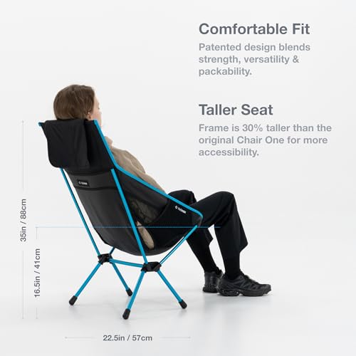 Helinox Chair One Highback (re) High-Performance Camping Chair,2.6lbs, Camping Chairs High Back, Packable, Portable Chair ...