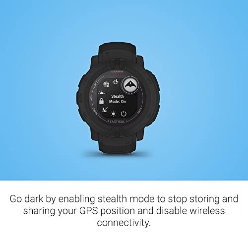 Garmin Instinct 2 Solar, Tactical-Edition, Rugged Outdoor Watch with GPS, with Solar Charging Capabilities, Built for All ...