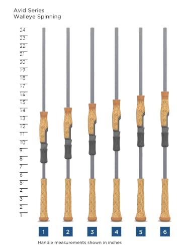St. Croix Rods Avid Series Walleye Spinning Fishing Rod, Premium Quality, Durably Sensitive, High Performing Spinning Rod