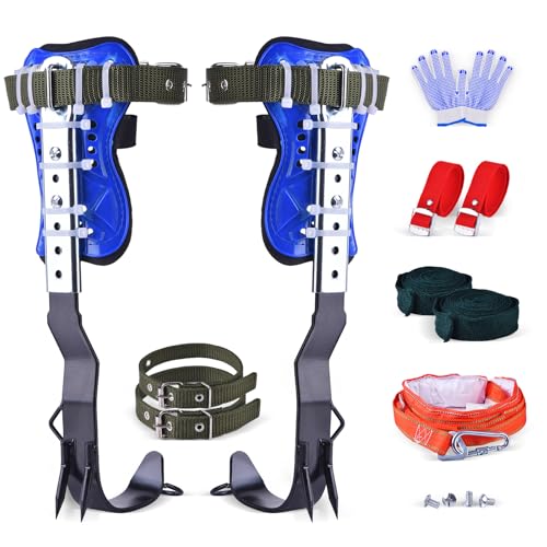 Lenareli Climbing Equipment. Tree - Climbing Kits. Anti - Slip Climbing Tools with footboards. —— Forestry Operation Equip...
