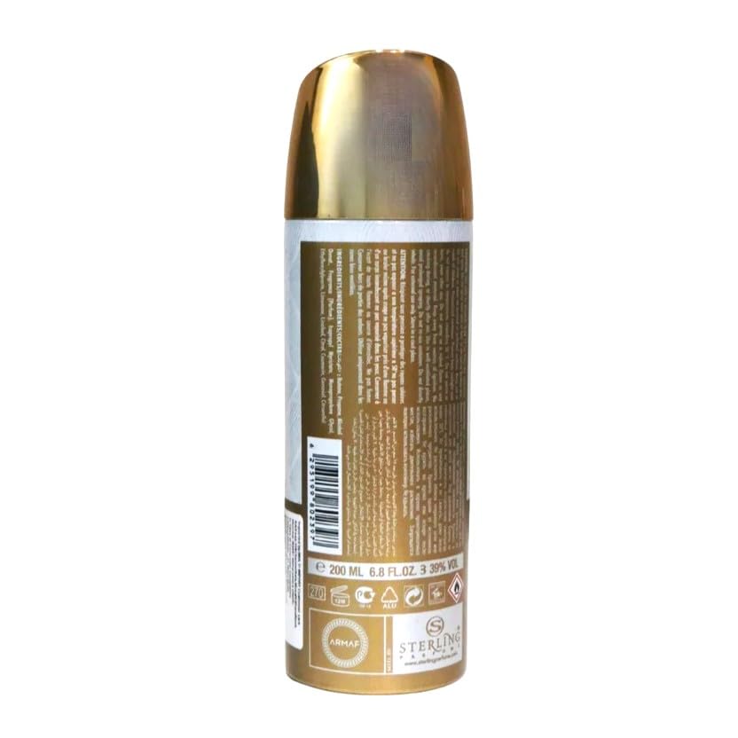 Armaf Club De Nuit Milestone for Unisex Perfume Body Spray, 6.8 Ounce / 200 ml