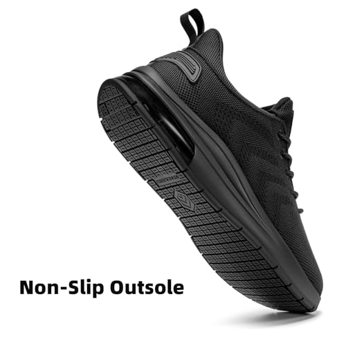 LARNMERN Men's Non Slip Work Shoes Waterproof Casual Walking Chef Kitchen Working Footwear Lightweight Breathable Snakers