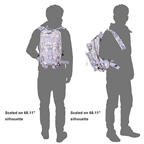 HDE Tactical Military Backpacks 20L MOLLE Bug Out Bag Survival Backpack