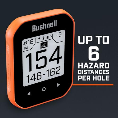 Bushnell Phantom 3 (Orange) Slope Golf GPS Handheld Bundle - Touchscreen, Auto Course & Hole Recognition, Auto-Prompt Scor...