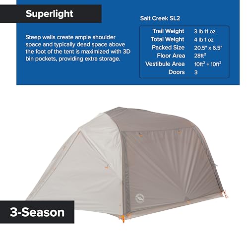 Big Agnes Salt Creek SL Backpacking Tent