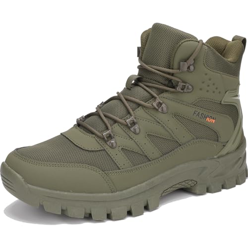 POGEPE Men's Hiking Boots Hiking Shoes,Waterproof Outdoor Trekking Backpacking Mountaineering Boots 8061
