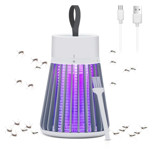YOOYHHOME Mosquito Zapper, Rechargeable Bug Zapper with Safety Grid for Home and Camping, USB Charging Cordless Design, Pu...