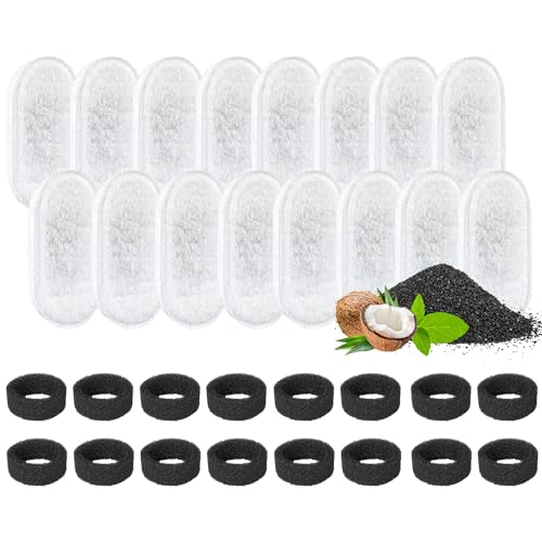Cat Water Fountain Filter, 32 Pack Cat Fountain Filters, Cat Fountain Replacement Filter for 67oz/2L&108oz/3.2L Stainless ...