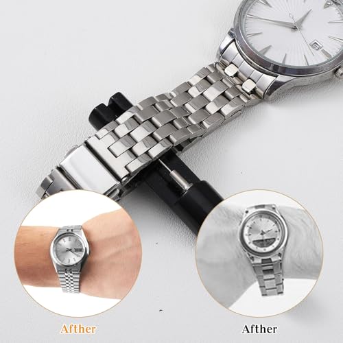 Watch Link Removal Kit, Pin Remover for Sizing Strap, Watch Band Tool for Watches Repair, Bracelet Adjustment, Replacement...