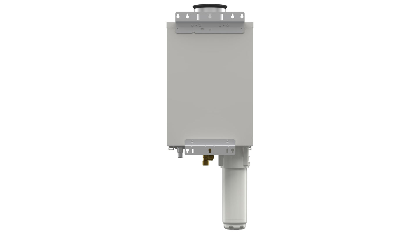 A. O. Smith Tankless Water Heater Gas - On Demand Hot Water - Indoor - 8 GPM - Non-Condensing Natural Gas with X3 Scale Prevention Technology - 190,000 BTU ProLine XE Concentric Vent - ATI-310CX3