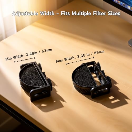 BEVINKATE Aquarium Filter Baffle with Suction Cups, Fish Tank Flow Controller, Water Surface Calmer & Flow Reducer for Bet...