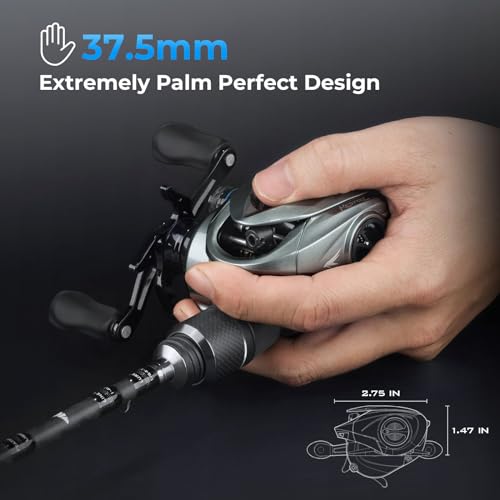 KastKing Kestrel Baitcasting Fishing Reel & KastKing Crixus Fishing Rods