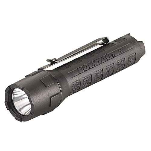Streamlight 88613 PolyTac X USB 600-Lumen Multi-Fuel Professional Tactical LED Flashlight, Box, Black