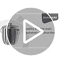 OGGI Double Wall Stainless Steel Ice Bucket - Insulated Ice Bucket with Elegant Steel Lid, Classic Handles & Stainless Ste...