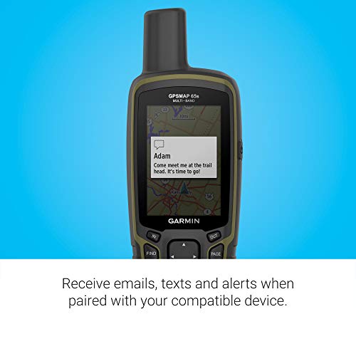 Garmin GPSMAP 65s, Button-Operated Handheld with Altimeter and Compass, Expanded Satellite Support and Multi-Band Technolo...