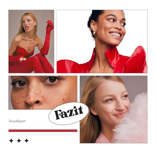 Fazit Makeup Patches - Sweetheart Speckles - Glow Up Make-Up Patches - Cute Glitter Makeup Accessories for Women - Cosmeti...