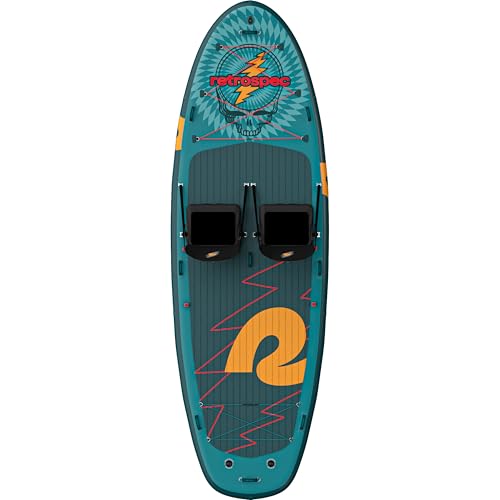 Retrospec Weekender Crew 12 ft & XL Multi Person Paddle Board for 2-5 People, Puncture Resistant & Durable, 500 & 1050 LB ...