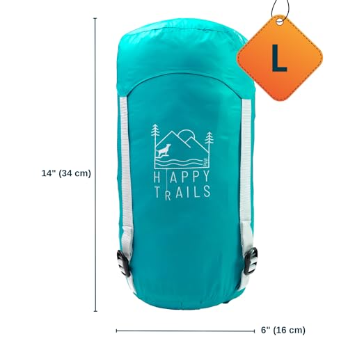 Ultralight Dog Sleeping Bag for Backpacking-Outdoor Dog Bed for Hiking-Packable Sleeping Bag for Dogs-Dog Travel Bed (Glac...