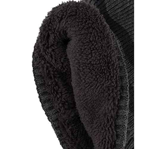 Levi's Men's Cozy Knit Cuffed Logo Patch Beanie Hats