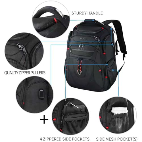 KROSER TSA Friendly Travel Laptop Backpack 17.3 inch XL Computer Backpack Water-Repellent College Daypack Business Backpac...