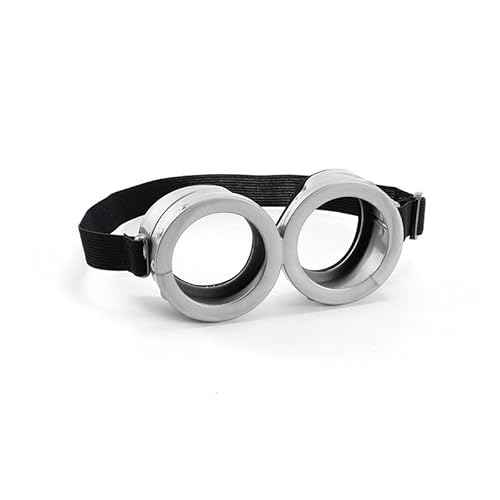 Cosplay Costume Accessories Include Vintage Steampunk Goggles, Yellow Beanie Knitted Hat, Black Gloves