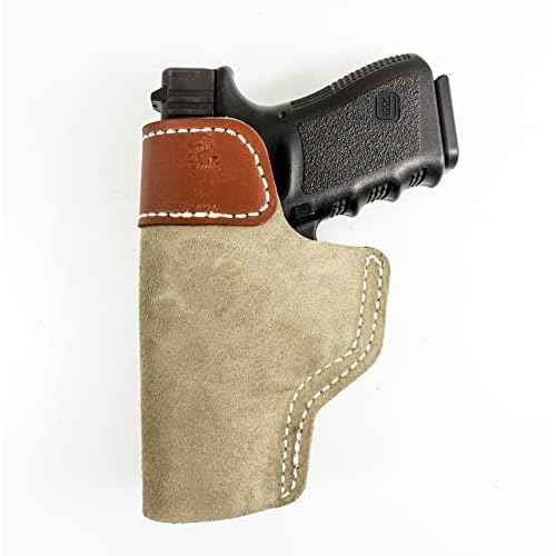 DeSantis Sof-Tuck - IWB Holster, Fits the KelTec P32/P3AT/RGR LCP/LCP II, Colt Mustang/Pony/Pocketlite, Taurus 738TCP/Spectrum, Springfield 911, SIG P238, Kimber Micro Carry 380 - Right Hand Draw, Tan