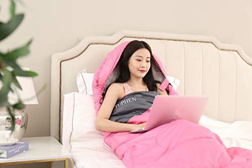 tuphen- Sleeping Bags for Adults Kids Boys Girls Backpacking Hiking Camping Microfiber Liner, Cold Warm Weather 4 Seasons ...