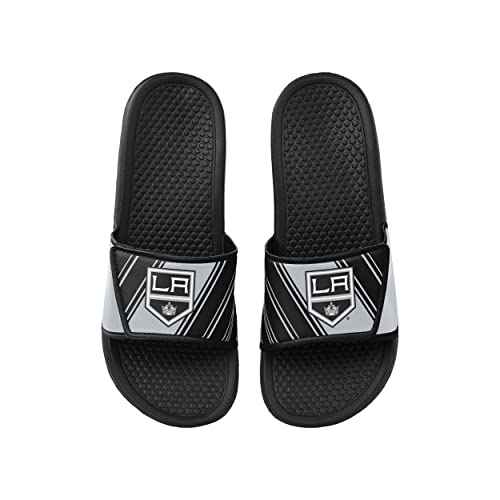 FOCO Men's NHL Team Logo Sport Shower Legacy Slide Flip Flop Sandals